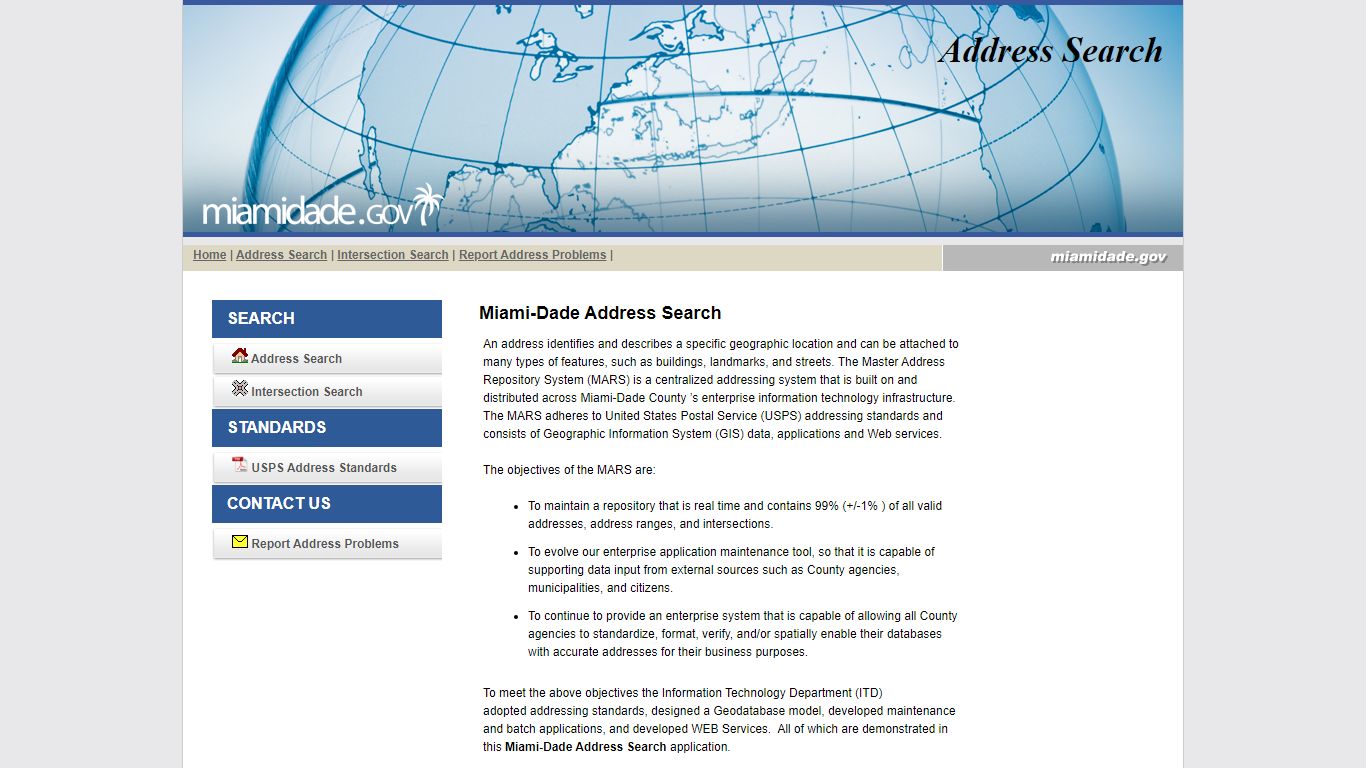 Address Search - Miami-Dade County